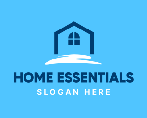 Blue Roof Home Maintenance logo design