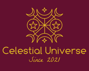 Gold Celestial Astrology  logo