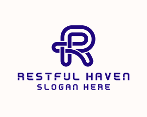 Expert Digital Letter R logo design