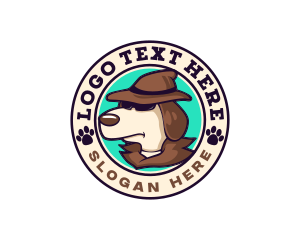 Detective Pet Dog logo