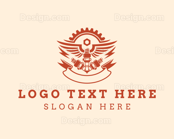 Cog Mechanic Garage Logo