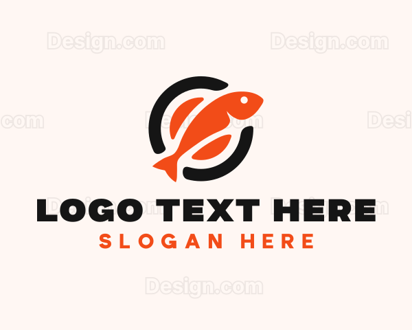 Sushi Asian Food Restaurant Logo