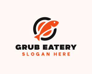 Sushi Asian Food Restaurant logo design