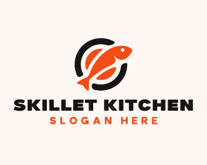 Sushi Asian Food Restaurant logo design