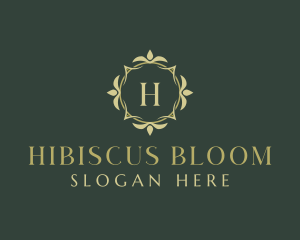  Floral Ornamental Crest logo design