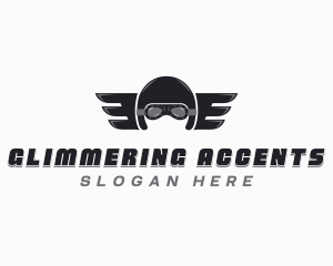 Biker Helmet Rider Logo