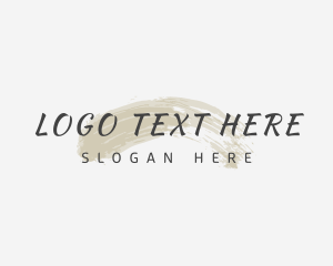 Elegant Makeup Wordmark Logo