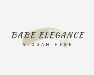 Elegant Makeup Wordmark logo design