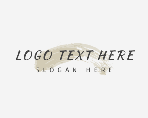 Beauty - Elegant Makeup Wordmark logo design