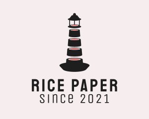 Light House Sushi logo design