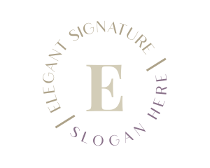 Elegant Luxury Company logo design