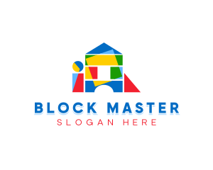 Kids Toy Blocks logo design