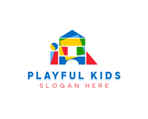 Kids Toy Blocks logo design