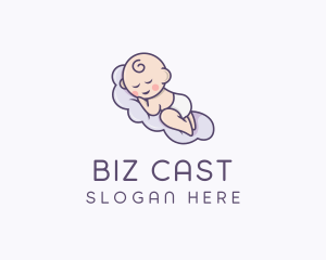 Sleeping Baby Cloud Logo