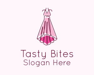 Pink Elegant Dress Logo