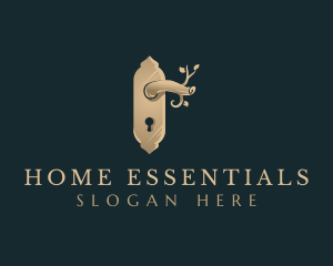 Elegant Door Knob logo design