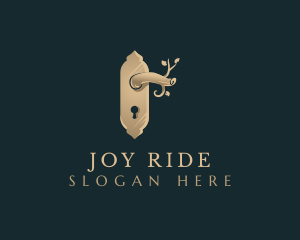 Elegant Door Knob logo design