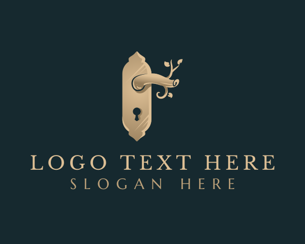 Door Knob logo example 4