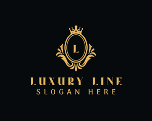 Luxury Crown Monarch logo design