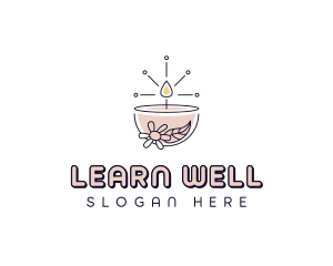 Candlelight  Wellness Souvenir logo design