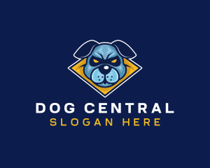 Mask Dog Hero logo design