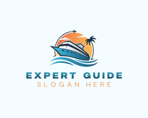 Boat Travel Tourism logo design