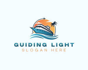 Boat Travel Tourism logo design