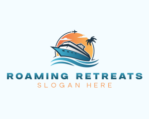 Boat Travel Tourism logo design