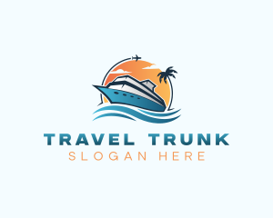 Boat Travel Tourism logo design