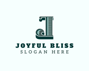 Stylish Artisanal Letter J logo design