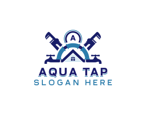 House Water Plumbing logo design