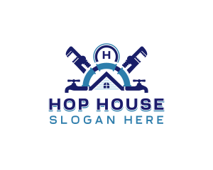 House Water Plumbing logo design