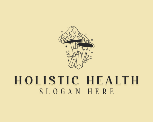 Herbal Shrooms Holistic logo design