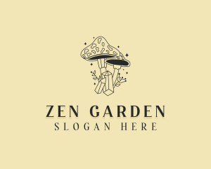 Herbal Shrooms Holistic logo design