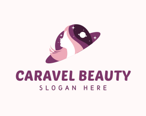 Beauty Woman Cosmos logo design