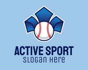 Crown Baseball Sport logo design