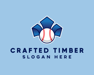 Crown Baseball Slugger logo design