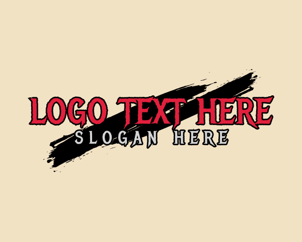 Rough logo example 2