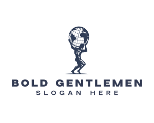 Globe Masculine Man logo design