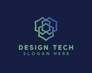 Hexagon Software Tech  logo design