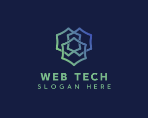 Hexagon Software Tech  logo design