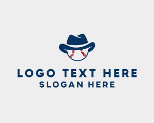 Cowboy Baseball Hat Ball  logo