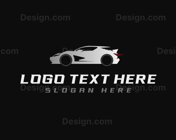 Sports Car Automobile Logo