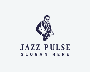 Saxophone Jazz Musician logo