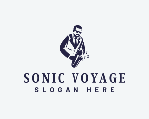 Saxophone Jazz Musician logo