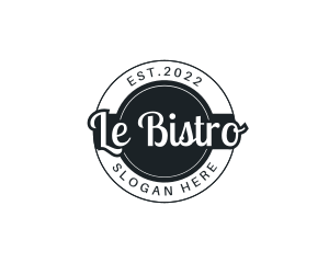 SImple Restaurant Bistro logo design