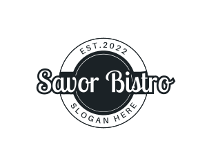 SImple Restaurant Bistro logo design