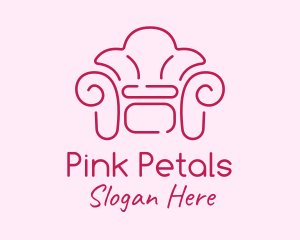 Fancy Pink Couch logo design