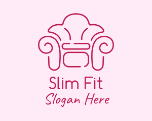 Fancy Pink Couch logo design