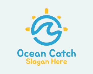 Ocean Sun Holiday logo design